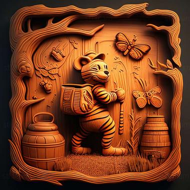 3D модель Игра «Охота за медом тигров» (STL)